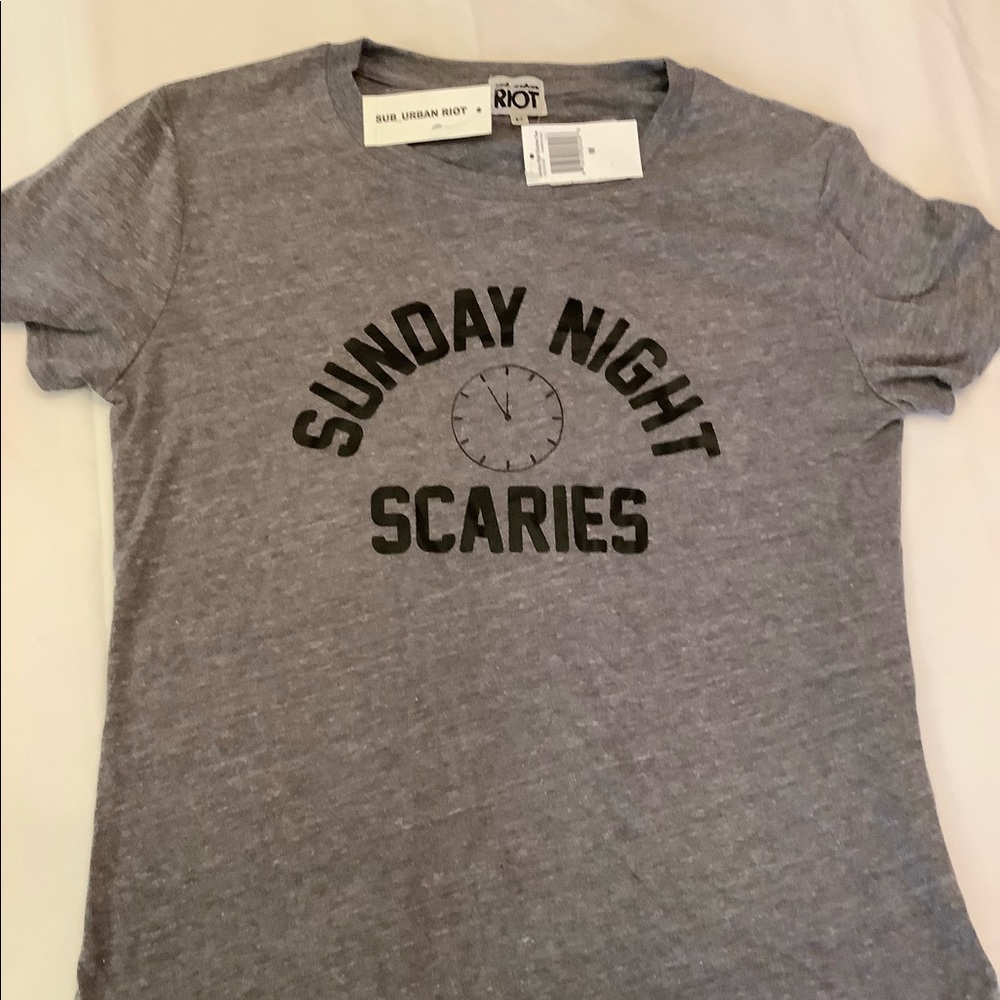 Suburban Riot Women’s Gray Grey tee shirt